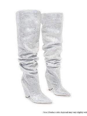 MARY J BOOTS SILVER